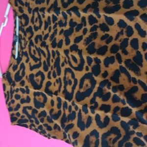 Leopard print dress
